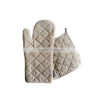 plain oven mitt cotton mitt