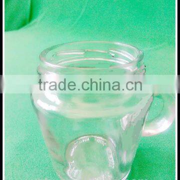 140ml small glass pickle pot with screw cap