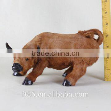 artificial good factory supplier plush animal cow toy made in china