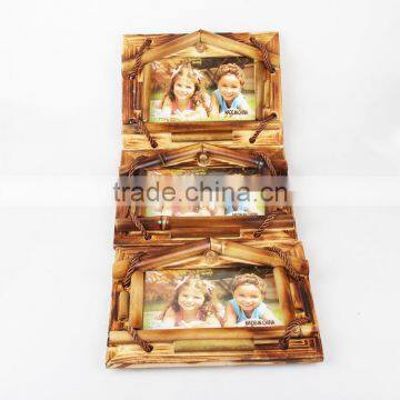 Fashional Cheap Decoration Wooden Photo Frame With Three Pictures Family/office Photo Frames photo-3