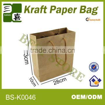 2014 eco-friendly newspaper carrier paper bags