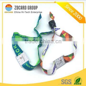 Festival Fabric RFID Event Woven Wristband