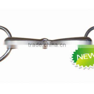 stainless steel horse ring snaffle bit with hollow jointed mouth(Type-042)