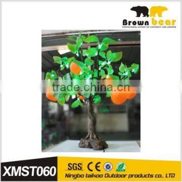 beautiful decoration oranges outdoor christmas tree