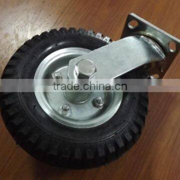 Heavy duty pneumatic caster wheel 8"