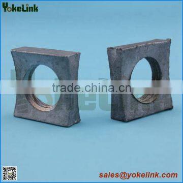 Galvanized Steel Concave MF Square Curved Locknut photo-3