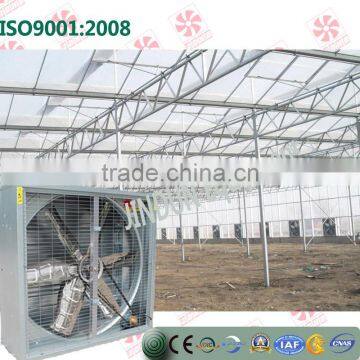 Glass/film Greenhouse Climate Solution Wall Mounted Exhaust Box Cooling Fan photo-2