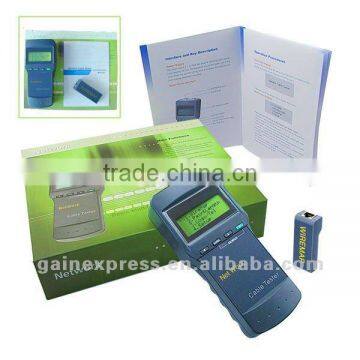 Digital Network Cable 5E, 6E, Coaxial Telephone Line Wire Length Tester w/ Backlight photo-2
