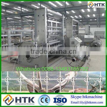 Promotion Low Price Fixed Knot Grassland Wire Mesh Fence Weaving Machine /Cattle Fence Weaving Machine photo-3