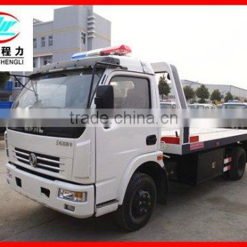 DFAC flat bed wrecker truck