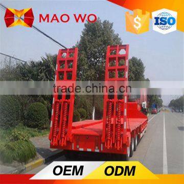 MAOWO 3 Axles Used Low Bed Semi Trailer for Sale photo-3