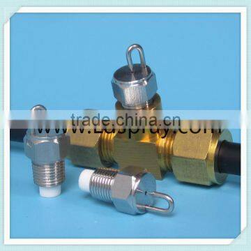 PJ impingement pin fine fog mist nozzle