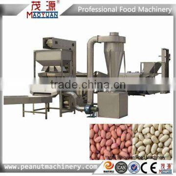 Blanched peanut processing machine