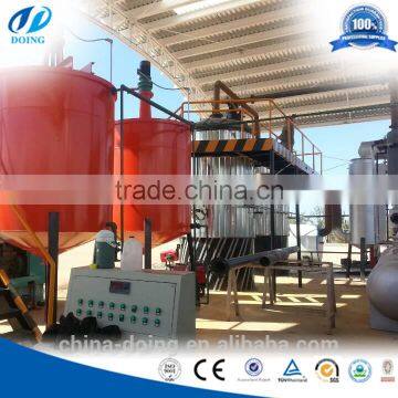 Turn waste machinery oil and waste lubrcant oil to diesel with Oil Distillation machine