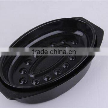 Chinese Hot Sale Kitchen Oval Roaster Pan Enamel Cookware photo-6