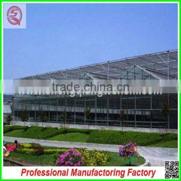 China Price Multi-span Glass Greenhouse With Drip Irrigation for Sale photo-6