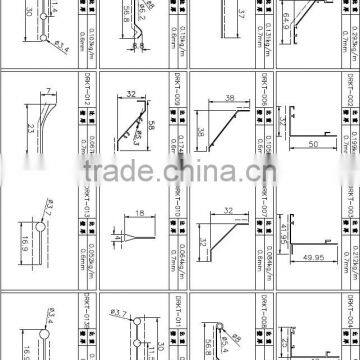 HOT SALE !!! oem factory extruded aluminium profile for airconditioner