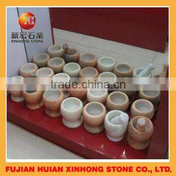 Natural Granite Stone Garlic Press and Mortar for Home Daily Life photo-4