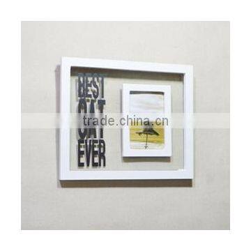 2016 New Style Glass Printing Wooden Photo Frame With Inset Inner Board photo-2