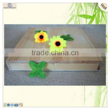 Cheap Display Slid Pine Wooden Pen Gift Box photo-3