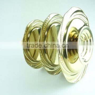 Stainless Steel Three Layer Metal Fruits Plate Leaf Decoration and Clourful photo-3