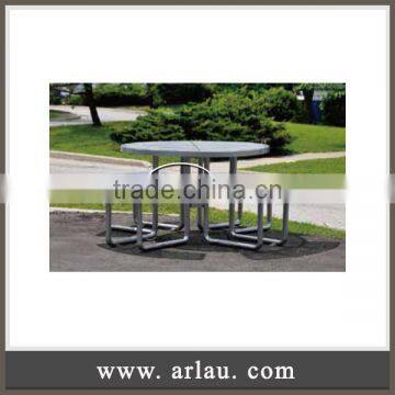 (TB15) Arlau Outdoor Picnic Table, Outdoor Tables and Chairs, Steel Camping Table photo-5
