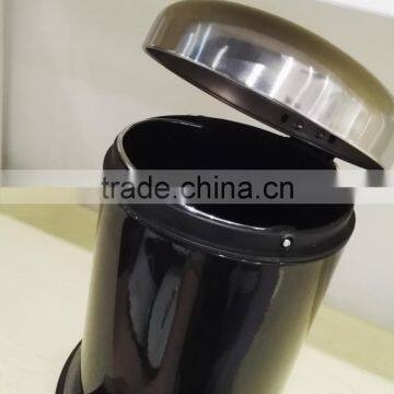 Powder Coated Dustbin 12L Stainless Steel Foot Pedal Trash Can Kitchen Waste Bin photo-6