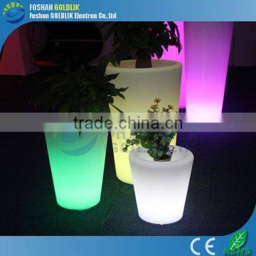 Science Museum Decorative Static Color Light Plastic Flower Pot