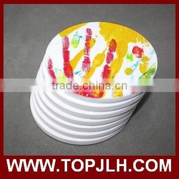 Hot Sale Plain White Sublimation Blank Coaster Round for Printing photo-5