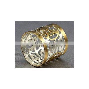 gold & silver wedding napkin ring for sale