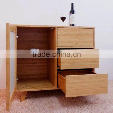 Solid Bamboo Furniture Livingroom Storage Sideboard photo-3