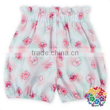 2016 Newborn Baby Girl Clothes Sweet Floral Print High Wasit Candy Bubble Summer Shorts photo-3