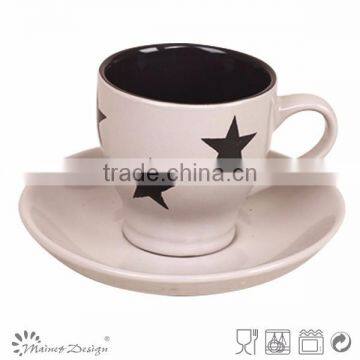 Ceramic Coffee Cups and Saucers,stoneware Wholesale Coffee Cup and Saucer,personalized Tea Cups & Saucers photo-5