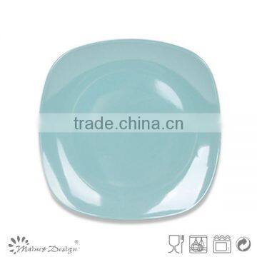 20pcs Newest High Quality Light Blue Ceramic Stoneware Square Dinnerware Set photo-5