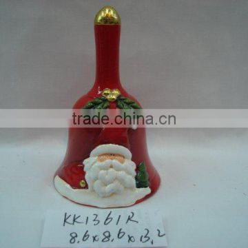 ceramic xmas bell ring of santa,christmas truck,candle holder