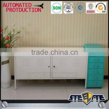 Popular in Korean Market Metal ps Storage Cabinet Steel Wardrobe With tv Cabinet photo-6