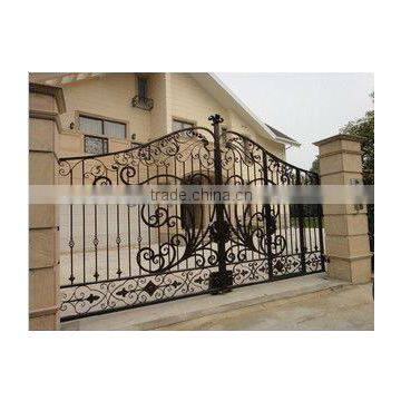 Bisini luxury galvanized steel double entry gate (BG90226)