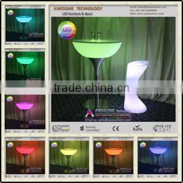Europe Moree Glow Led Round Bar Table (TP115)
