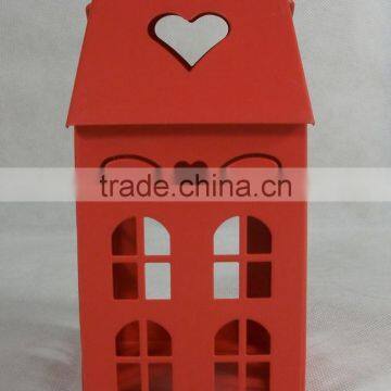 2017 RED House Vintage Style OEM Metal Lantern Candle Holders