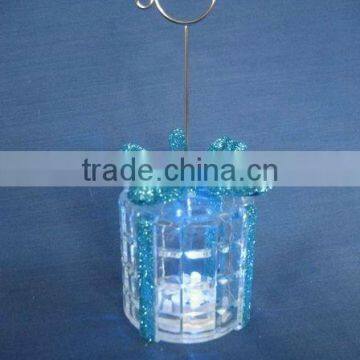 New Style Acrylic Plastic LED Glitter Light Colourful Gift Box Decor photo-2