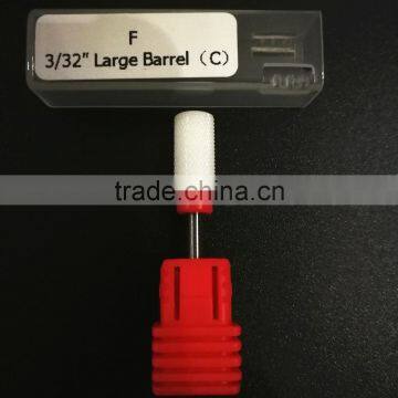 Type Fine Shank Diameter 2.35mm Ceramic Burr For Nail 1 Piece Huaxing Large Barrel photo-2