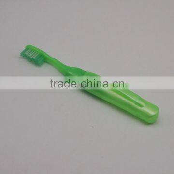 Yangzhou Oral Health Products Dental Folding Hot Selling Travel Toothbrush photo-3