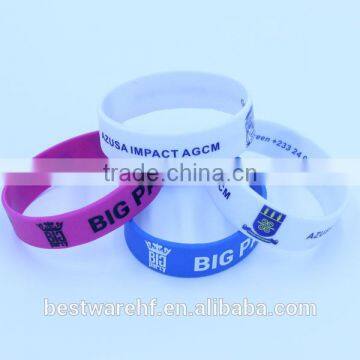 1/2 Inch UV Color Change Silicone Bracelet