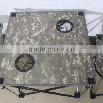 Canvas Camping Table and Chair Set photo-2