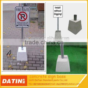 High quality portable concrete sign base