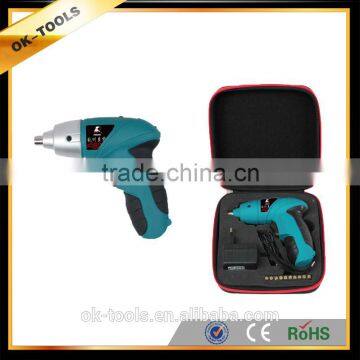 OK-Tools China Manufacturer Cordless Screwdriver zipper package tool set