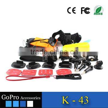 Bundle of Accessories Sets Kit Used for Gopros Heros 4 Action Camera Case photo-2