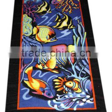 cotton /polyester 80/20 beach towels