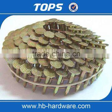 Cheap Price Painted Pallet Coil Nails/ Coil Roofing Nails Smooth Shank Factory photo-3