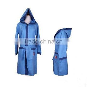 hooded microfiber sports bathrobe microfiber travel bathrobe